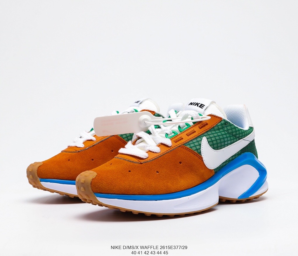 2020 Nike D-MS-X Waffle Yellow White Green Running Shoes 2020 Nike D-MS-X Waffle Yellow White Green Running Shoes
